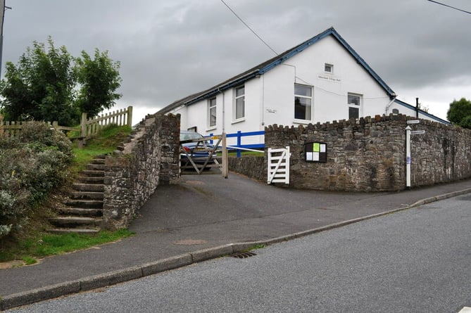 A village hall in Bideford.