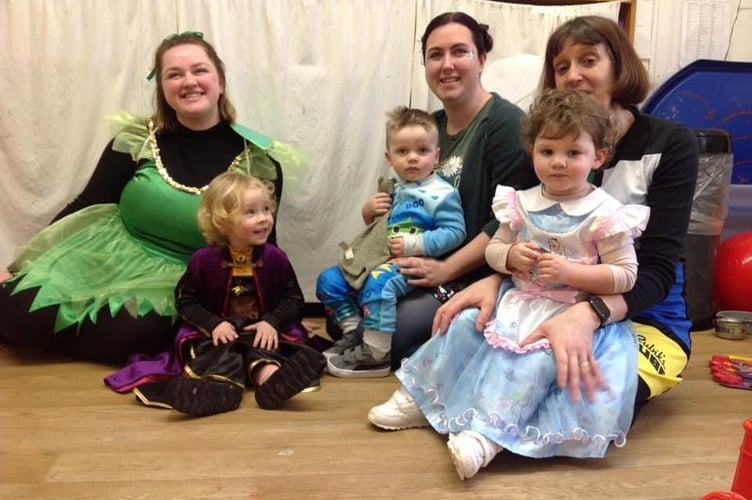 Having fun at Pippins on Red Nose Day.