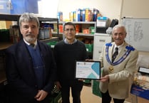 Devonshire Freemasons match fund grants to provide for foodbanks
