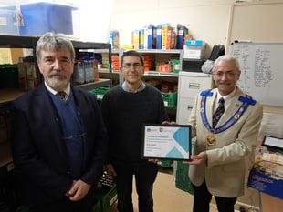 Devonshire Freemasons match fund grants to provide for foodbanks
