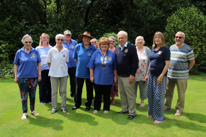 Crediton and District Lions Club members who will be running a Diabetes Awareness Event in Crediton on April 15.