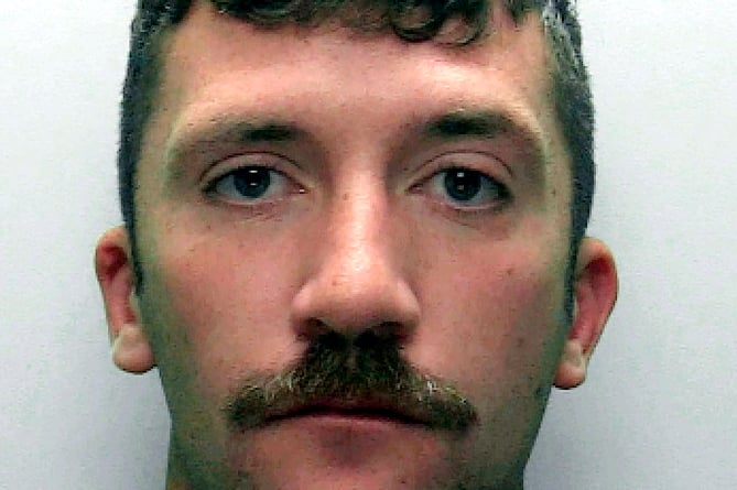 Sam Evans. See SWNS story SWCCcorp. An Army corporal has been jailed for 14 years after he raped, strangled and urinated on a young woman he had met on a dating app. Sam Evans, 29, who was part of 29 Commando, in the Royal Artillery Regiment, carried out what was described as a 'prolonged' and 'terrifying' ordeal that had 'destroyed' the life of his victim. He was today (Mon) sentenced to 14 years in custody and four years on licence after the victim gave a harrowing account of the devastating impact the attack on July 3 last year has had. The court heard the defendant had met his victim, who can't be named for legal reasons, on Tinder and they had exchanged messages, but had not met until the early hours of that day.

