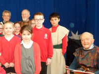 104th birthday celebration for John at Hayward's School
