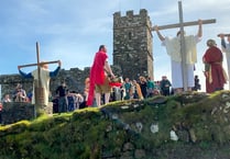 Crowds enjoyed Dartmoor Easter story on summit of tor