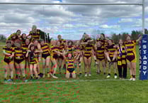 Crediton RFC U16 Girls are Devon County Champions 