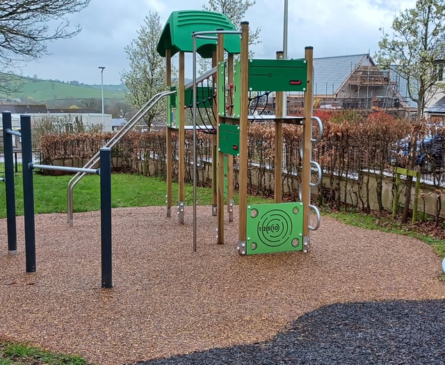 Play area refurbishments costing £39,000 now complete at Sandford
