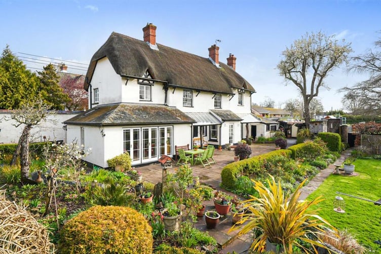 white cottage