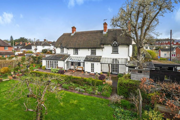 white cottage