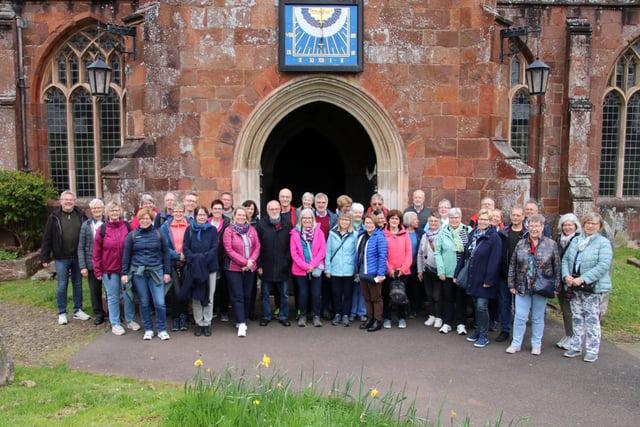 German pilgrims enjoyed visit to Crediton
