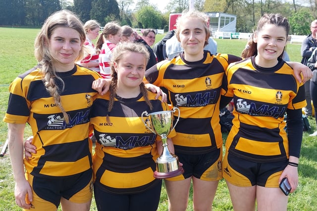 Crediton RFC girls joined forces and enjoyed festival success
