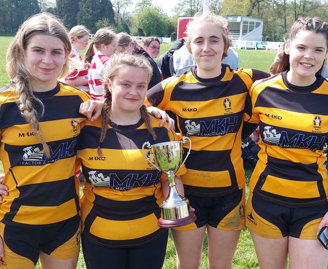 Crediton RFC girls joined forces and enjoyed festival success
