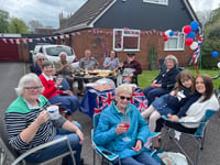 Coronation Street Party enjoyed in Meadow Gardens in Crediton