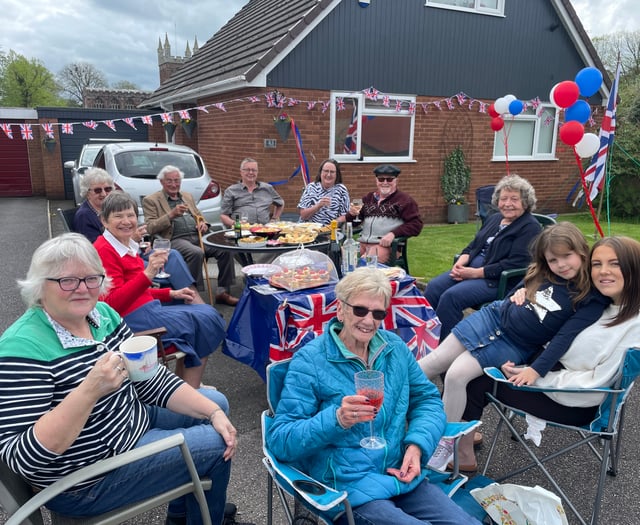 Coronation Street Party enjoyed in Meadow Gardens in Crediton