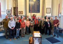 Crediton Parish Church bells were rung for the Coronation
