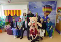 Devon Freemasons Teddies for Loving Care helps children
