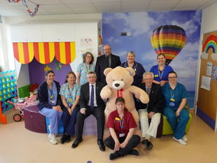 Devon Freemasons Teddies for Loving Care helps children
