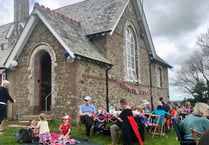 Coronation celebrations at Sampford Courtenay