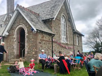 Coronation celebrations at Sampford Courtenay