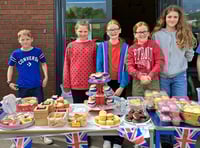 Coronation cake sale raised £233 at Landscore Primary School
