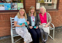 Bench replaced at Crediton Library