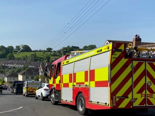 A major incident is currently taking place in Crediton

