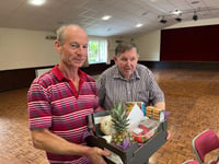 Tony thanked for 35 years' service to Sandford Parish Hall
