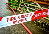 Fire crews put out shed blaze in Okehampton