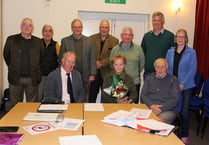 Crediton Hamlets Parish Council thanks Derek for 13 years’ service 
