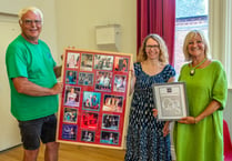 Nicky honoured for 30 years with Crediton Society CODS!