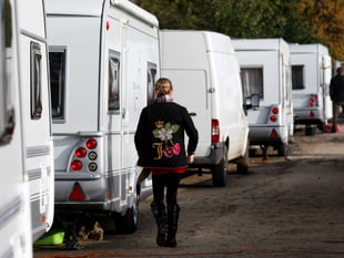 More than 100 Traveller caravans in Mid Devon