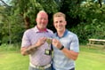 Okehampton Golf Club’s Lee and Billy won Two Castles Handicap