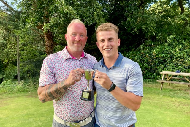 Okehampton Golf Club’s Lee and Billy won Two Castles Handicap