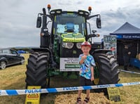 Devon and Cornwall Police tractor named 'Optimus Crime'
