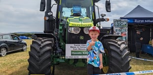 Devon and Cornwall Police tractor named 'Optimus Crime'
