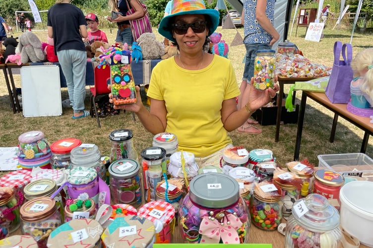 Jazzy Jars were available to buy at last year’s Friends of Sandford School Strawberry Fair. AQ 1395