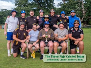 Three Little Pigs win Sandford Cricket Club Community League
