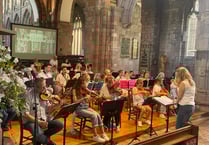 Crediton Arts were very much Alive at Festival
