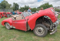 Lapford Vintage Rally raised £475 for village playing field
