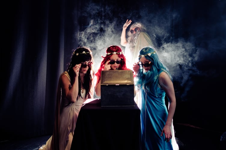 A scene from Pandora's Box.