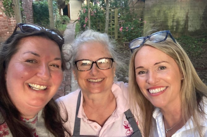 House of Cake owner Lesley Retallack (centre) with Wellington Women in Business co-founders Marion Vincent of Growing Minds (left) and Zoe Old, of Pamper You by Zoe