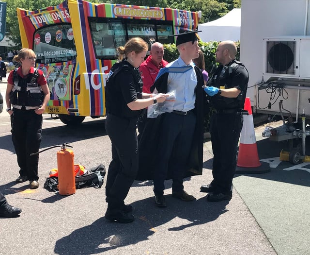 Two charged following Exeter University protest
