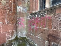 Vandals strike at Crediton Parish Church
