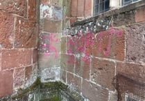 Vandals strike at Crediton Parish Church
