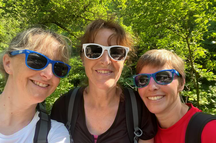 Sisters Joanne Jones, Teresa Poole and Sara Holland have more than 75 years working in local healthcare between them. Pic: Joanne Jones