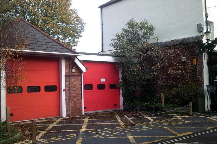 Topsham fire station building.