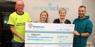 Crediton Crunch 10k race raised £2,731 for Hospiscare
