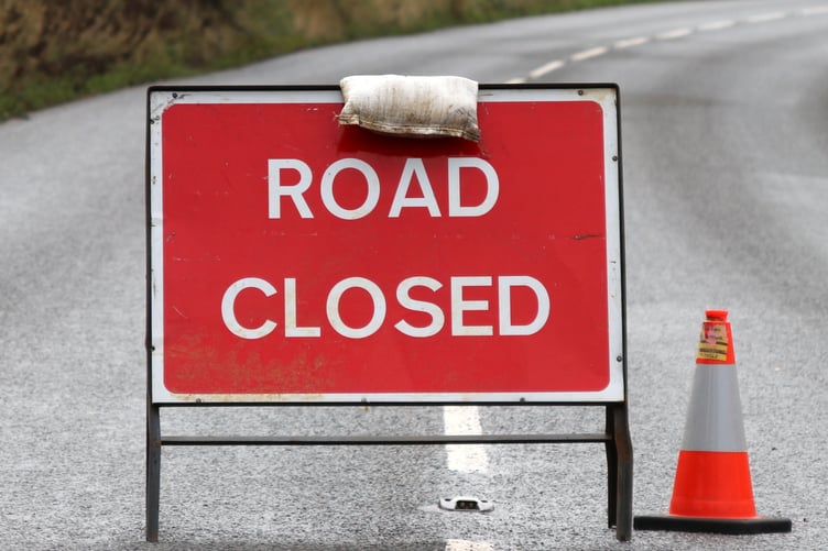 Higher Road will be closed from July 31 to August 25. AQ 5403
