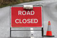 Temporary  emergency road closure on A3072 near Shobrooke Park
