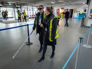 Exeter Airport celebrates top ranking for accessibility services
