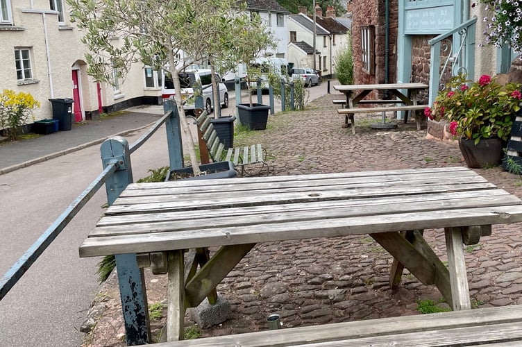 The benches which have been adopted by the Parish Council.